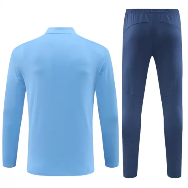 Manchester City Zestaw Bluzy Treningowej 24/25 Niebieski