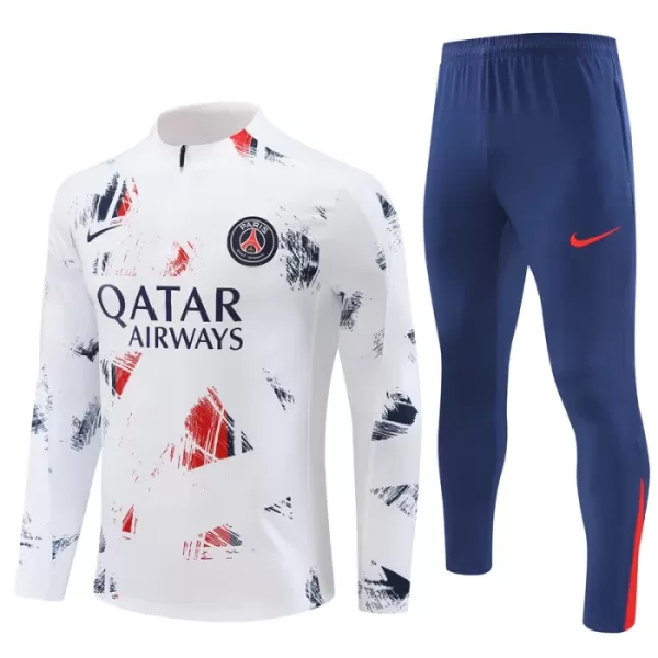 Paris Saint-Germain Zestaw Bluzy Treningowej 24/25 Biały