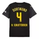 Koszulka Borussia Dortmund N. Schlotterbeck 4 24/25 Wyjazdowa Dziecięca