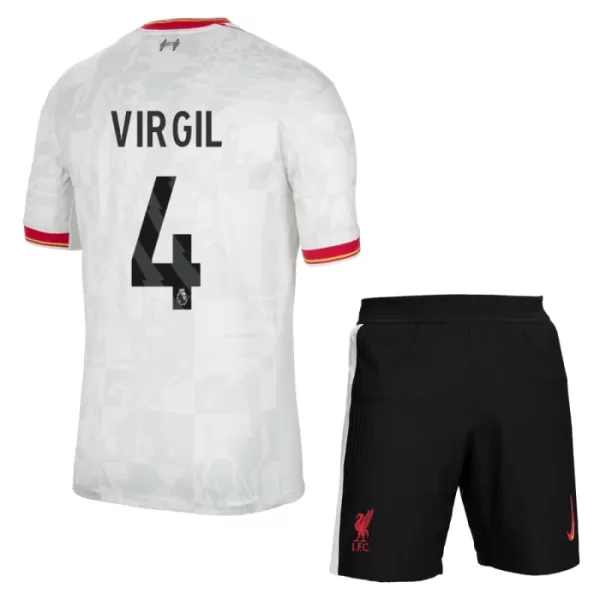 Koszulka Liverpool Virgil 4 24/25 Trzecia Dziecięca