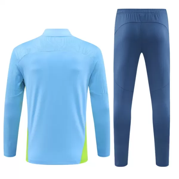 Manchester City Zestaw Bluzy Treningowej 24/25 Niebieski