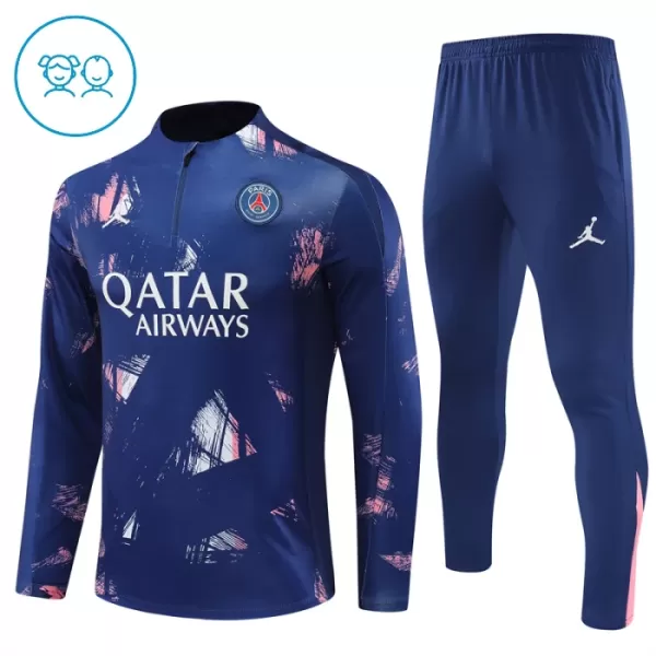 Paris Saint-Germain Zestaw Bluzy Treningowej 24/25 Marynarka-Wojenna Dziecięca